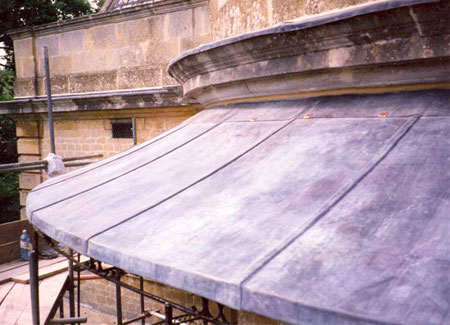 Curved Roof With Lead