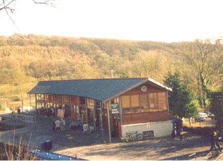 Curved Roofed Cafe at Limpley Stoke